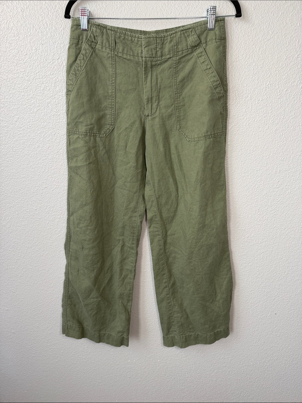 Gap  Olive Green Casual Wide Leg  Pants